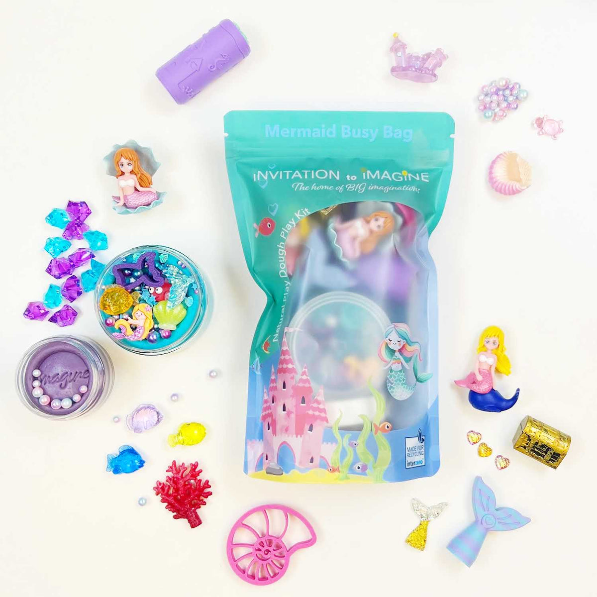 Invitation to Imagine Busy Bag Mermaids