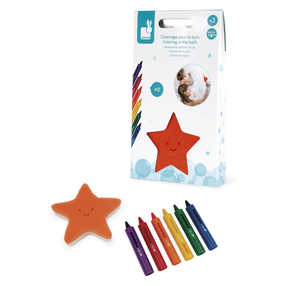 JANOD badspeelgoed Kleuren in bad 3 jr+4