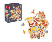 JANOD magneten de Bouwplaats 2 jr+ / 24 stks4