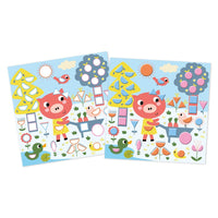 JANOD atelier knutselset geo stickers 3 jr+