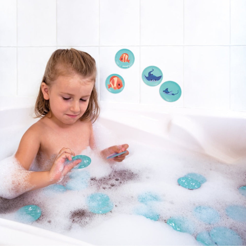 JANOD badspeelgoed memory Baby dieren 2jr+ schuimrubber