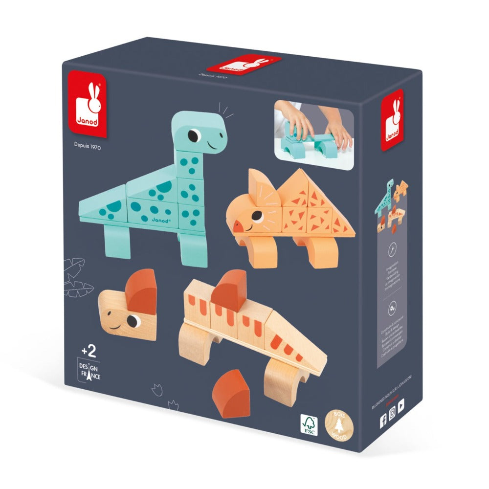 JANOD blokkenspel Dino 2 jr+ FSC hout