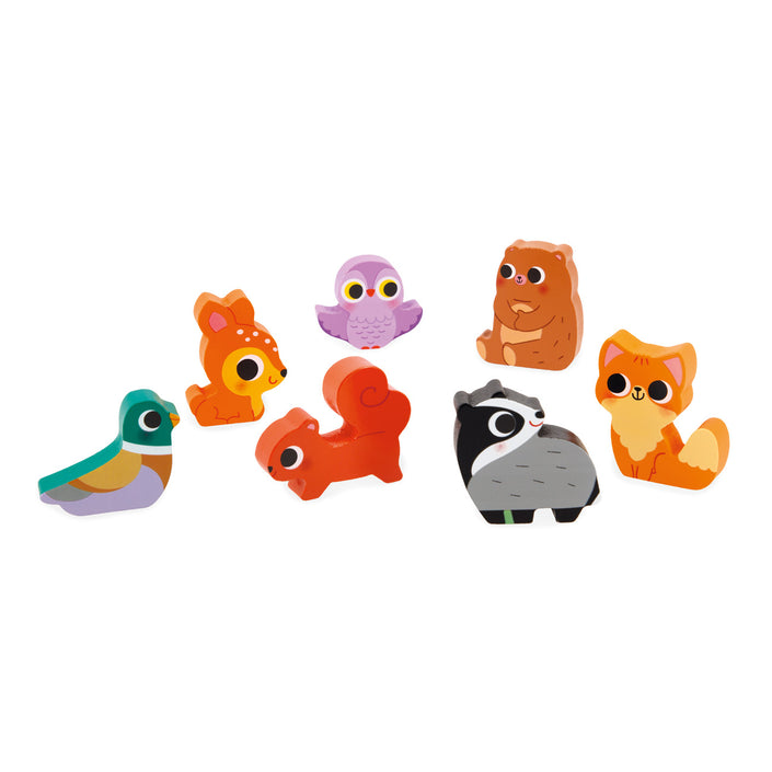 JANOD chunky puzzel het bos 18 mnd+