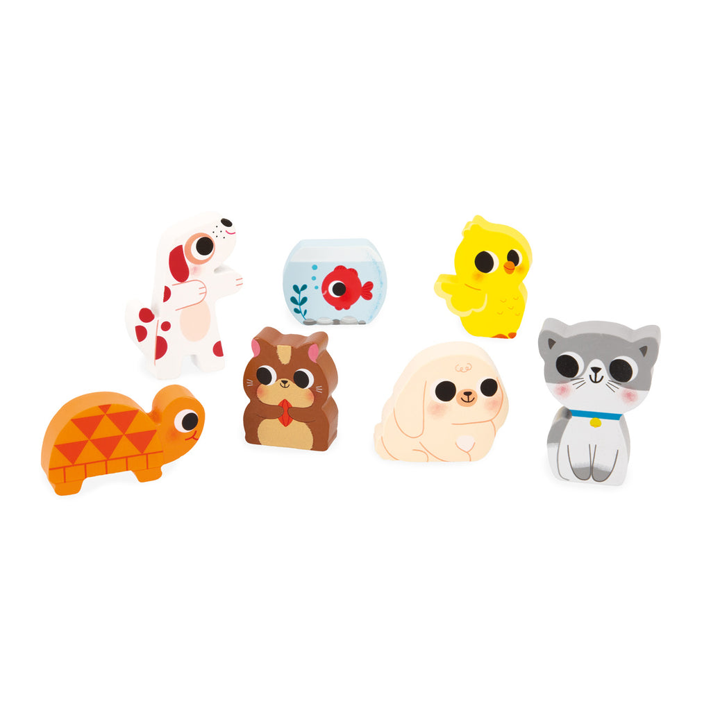 JANOD chunky puzzel huisdieren 18 mnd+ kopen