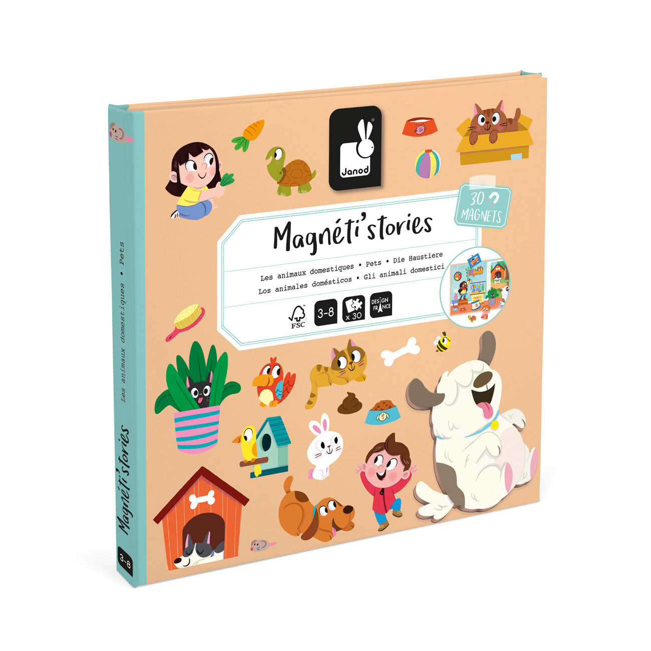 JANOD magneti stories huisdieren 3jr+