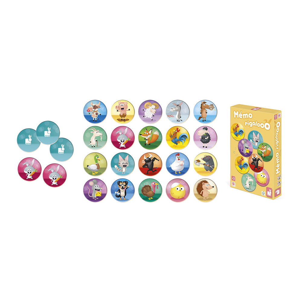 JANOD memory Rigolooo 3jr+ superstevig karton