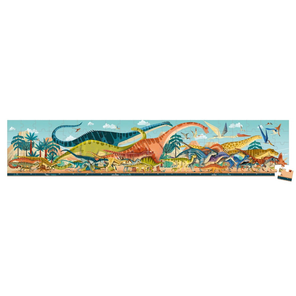 JANOD puzzel Panorama Dino 6jr+ / 100 stks