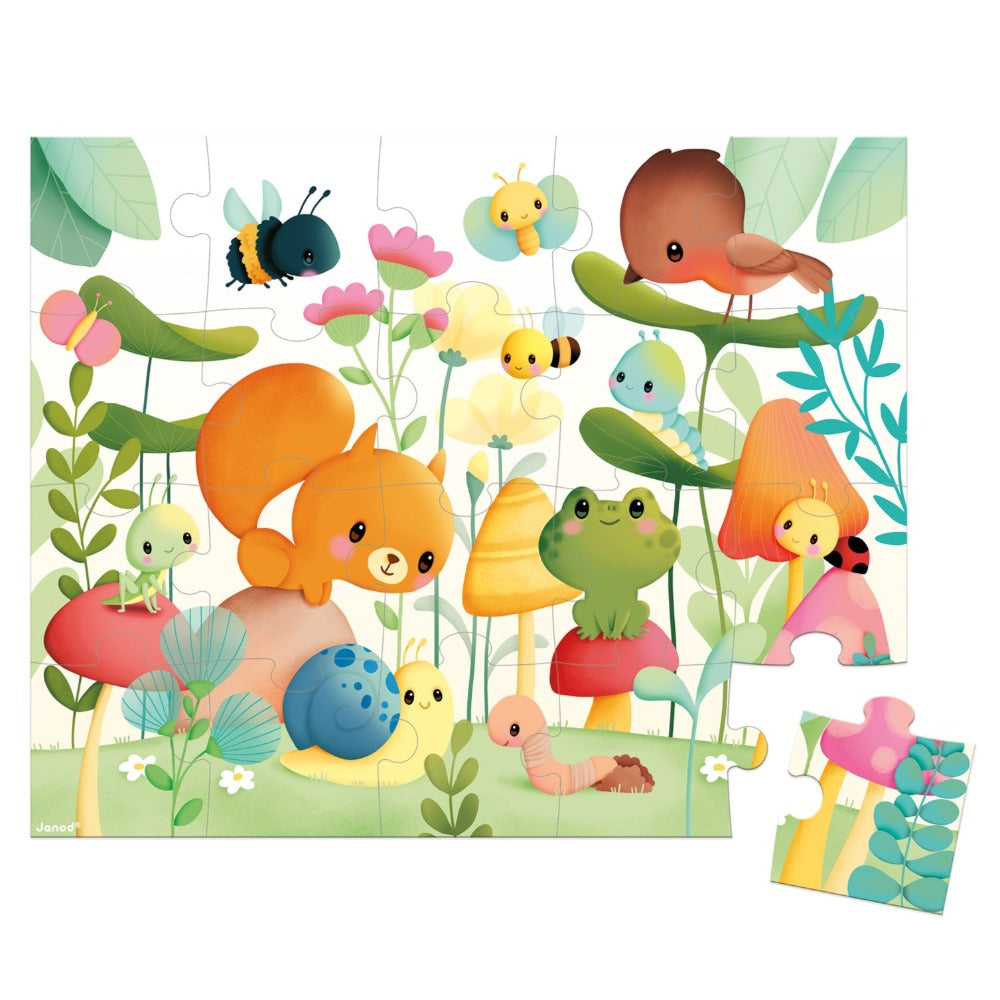 JANOD puzzel Tuinvrienden 2 jr+ / 20 stks 3700217325756