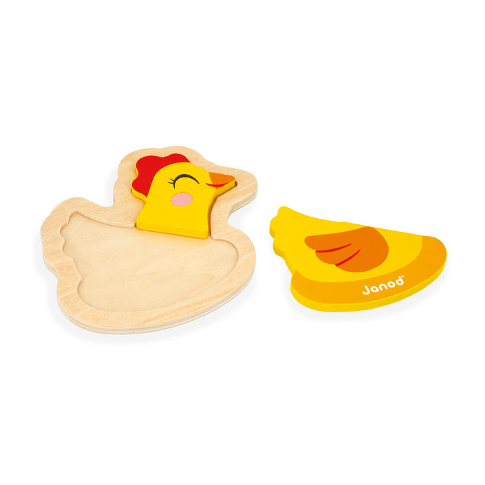 JANOD puzzel boerderij 18 m+ / 2-3-4-5 stks