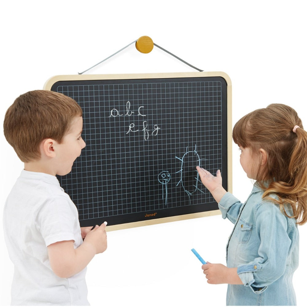 JANOD schoolbord dubbelzijdig 60 cm 3 jr+ 3700217396350