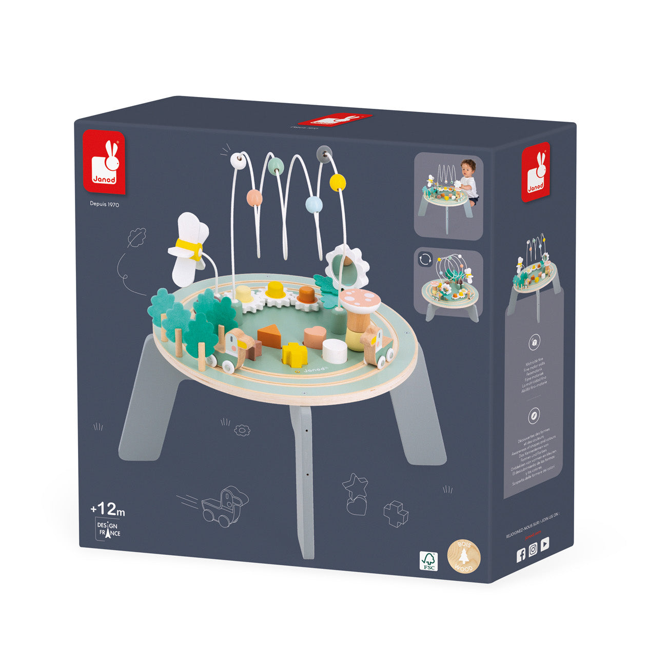 JANOD speeltafel tuin sweet cocoon 1 jr+