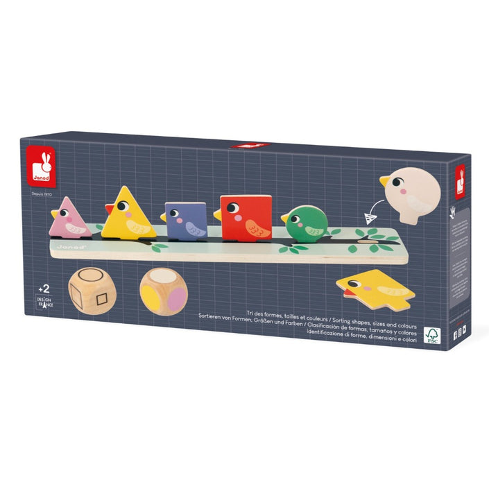 JANOD spel Vogels sorteren 2 jr+