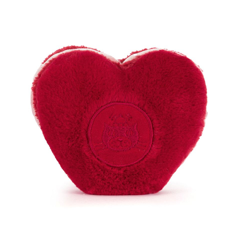 Jellycat knuffel Amuseable Arlette Heart Macaron A4MACHR