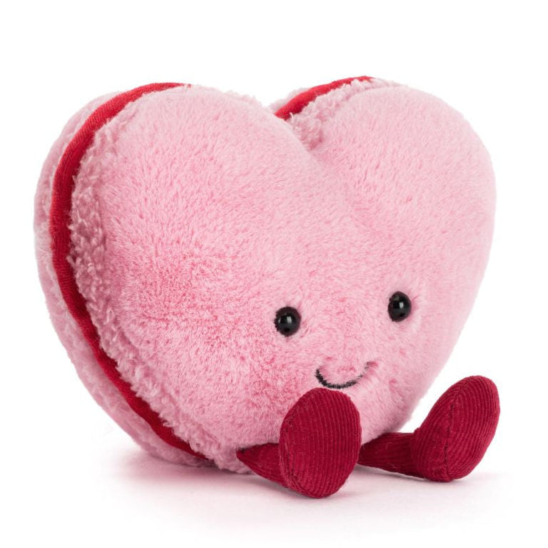 Jellycat knuffel Amuseable Colette Heart Macaron