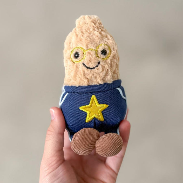 Jellycat knuffel Amuseables Peanut Star Student Outfit PS