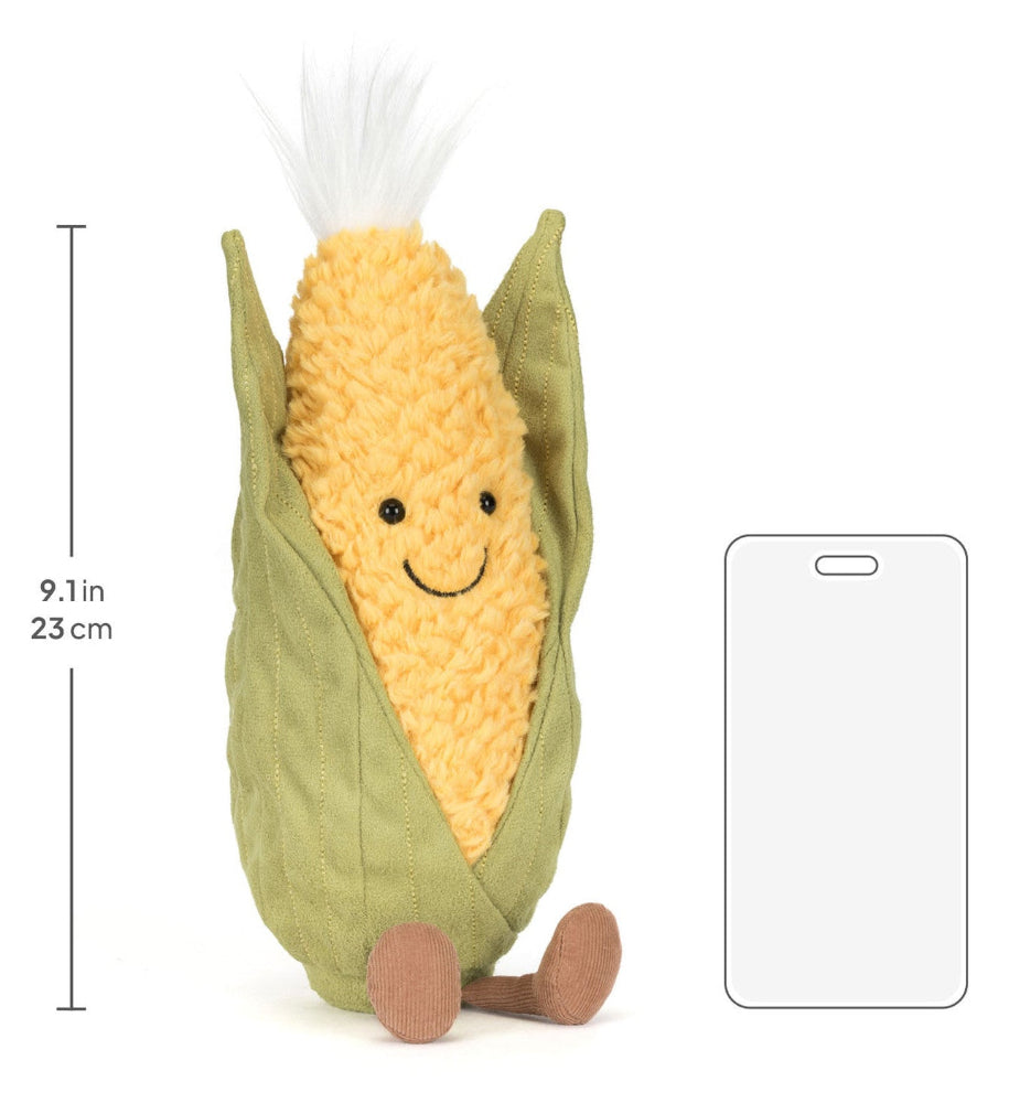 Jellycat knuffel Amuseables Sweetcorn Polyester + PE-korrels