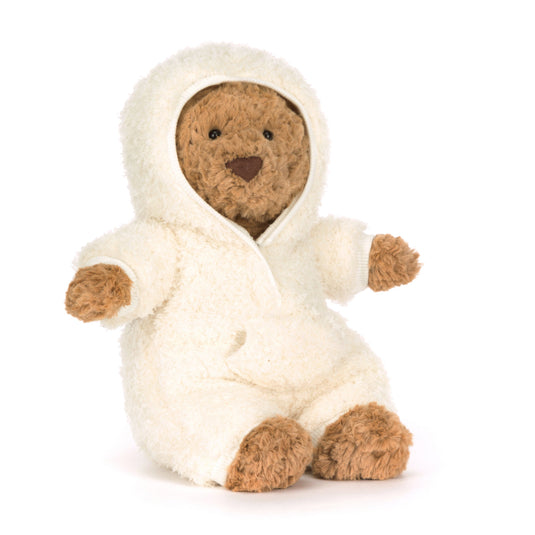 Jellycat knuffel Bartholomew Bear all-in-one outfit BAR2ONE b