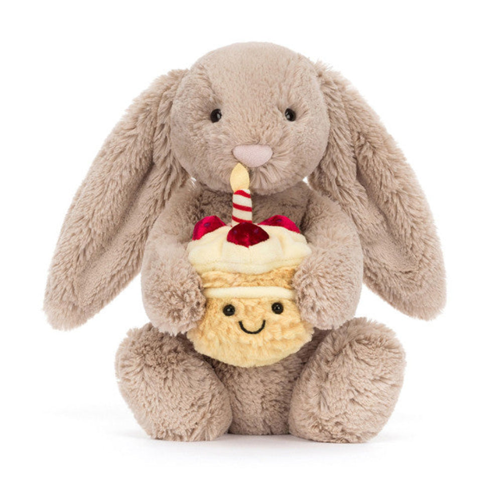 Jellycat knuffel Bashful Beige Bunny Birthday 670983160178