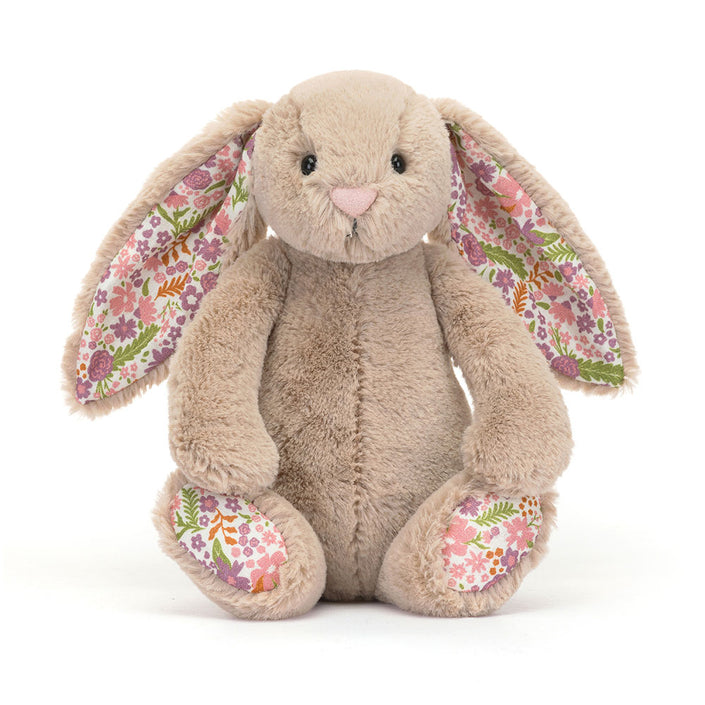 Jellycat knuffel blossom bunny beige petal small