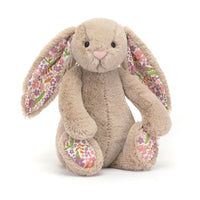 Jellycat knuffel blossom bunny beige petal small