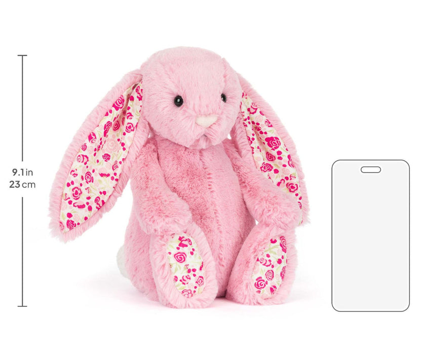 Jellycat knuffel blushkin blossom luxe bunny original BAS3ROSE g