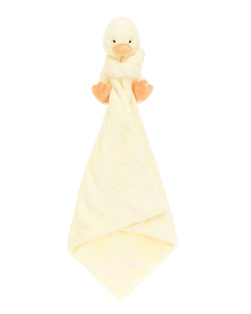 Jellycat knuffeldoekje en knuffel bashful duckling3