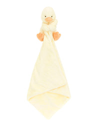 Jellycat knuffeldoekje en knuffel bashful duckling3