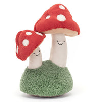 Jellycat knuffel Amuseable Pair of Toadstools