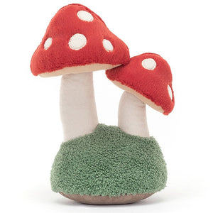 Jellycat knuffel Amuseable Pair of Toadstools