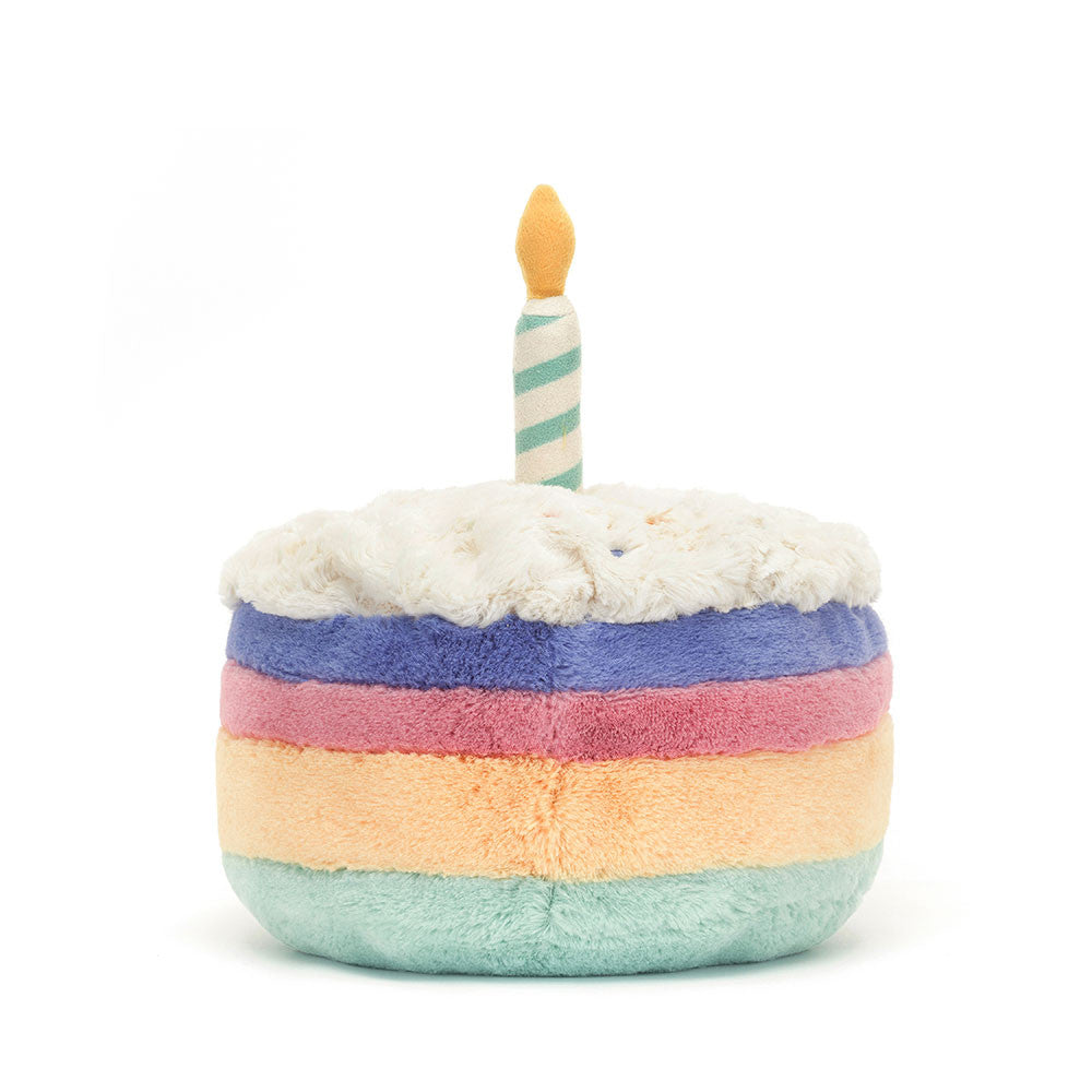 Jellycat knuffel Amuseables Rainbow Birthday Cake 670983146318