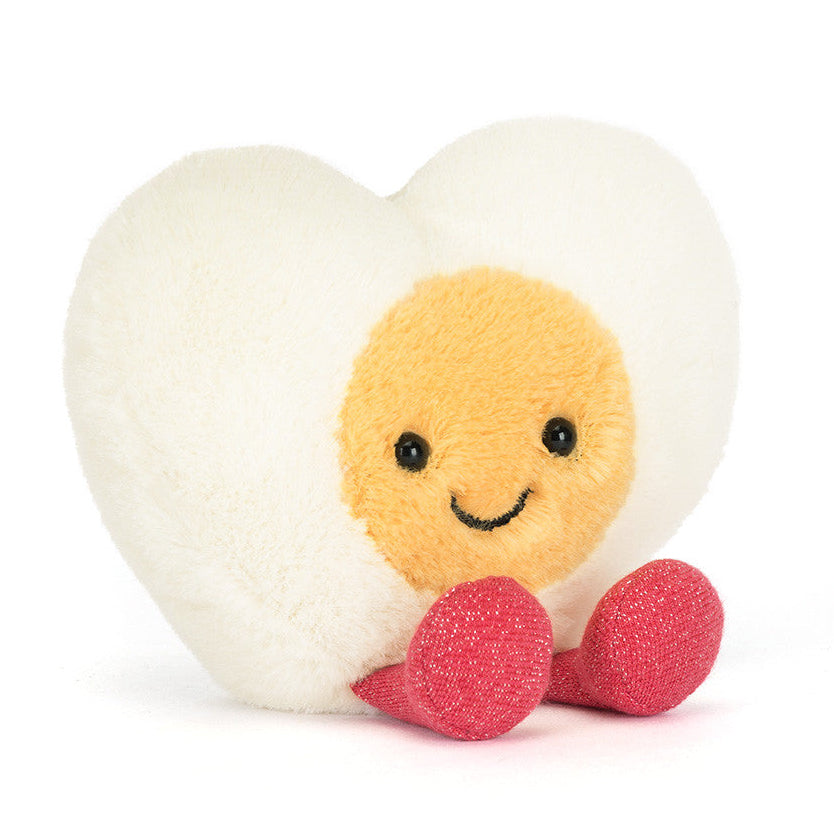 Jellycat knuffel Amuseables Heart Boiled Egg 100% polyester