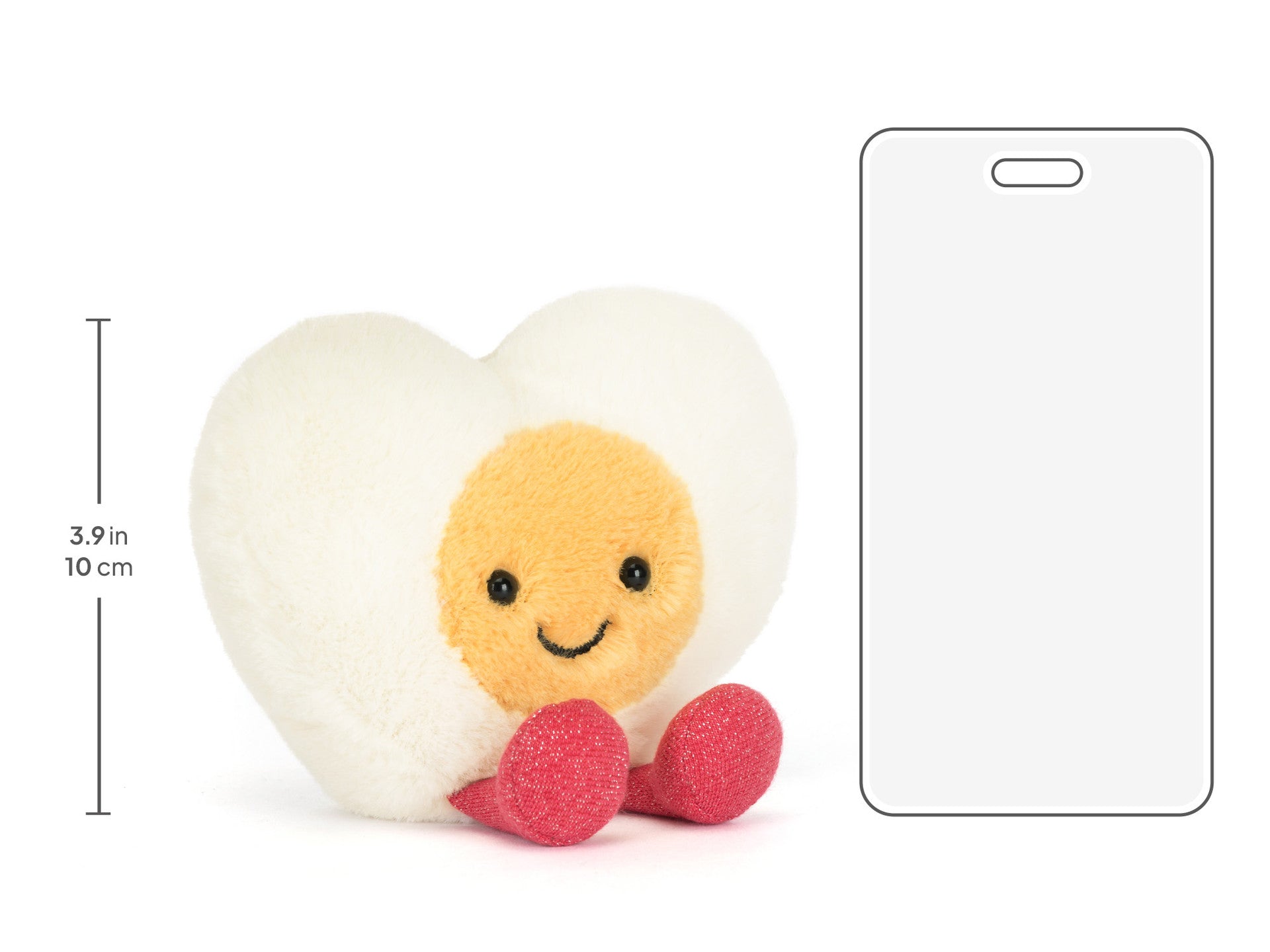 Jellycat knuffel Amuseables Heart Boiled Egg