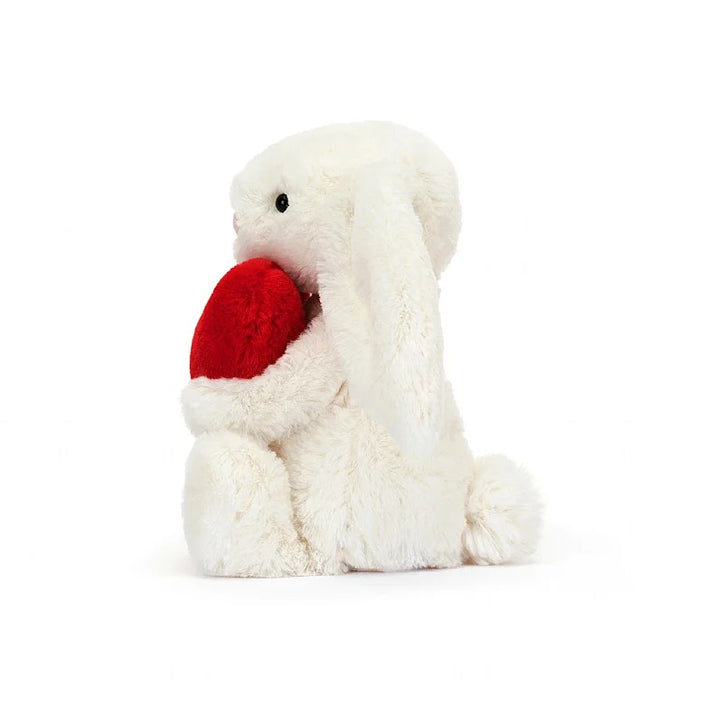 Jellycat knuffel Bashful Red Love Heart bunny small