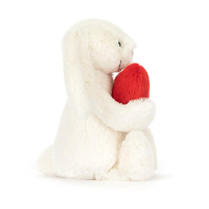 Jellycat knuffel Bashful Red Love Heart bunny medium