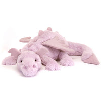 Jellycat knuffel Lavender Dragon huge