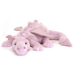 Jellycat knuffel Lavender Dragon huge