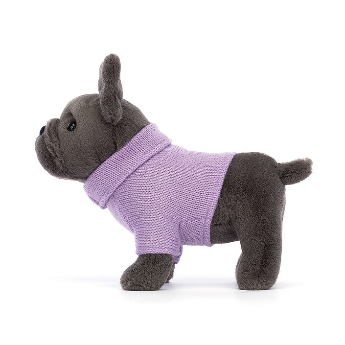 Jellycat knuffel Sweater French Bulldog purple