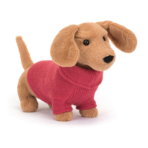 Jellycat knuffel Sweater Sausage Dog