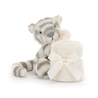 Jellycat knuffeldoekje en knuffel Bashful Snow Tiger