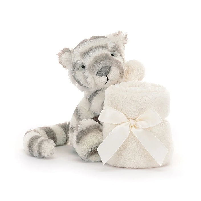 Jellycat knuffeldoekje en knuffel Bashful Snow Tiger