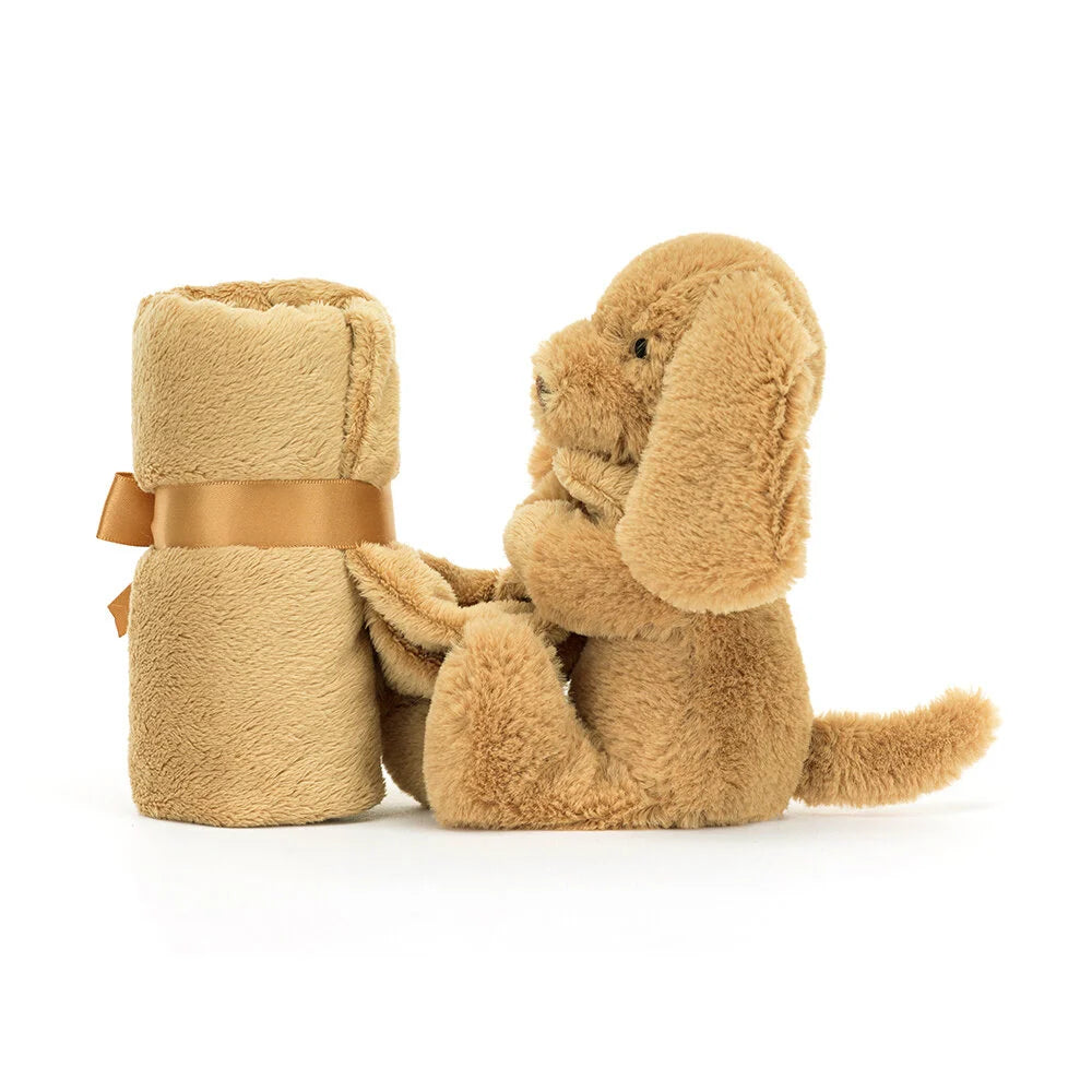 Jellycat knuffeldoekje en knuffel Bashful Toffee puppy kopen