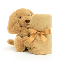 Jellycat knuffeldoekje en knuffel Bashful Toffee puppy