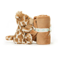Jellycat knuffeldoekje en knuffel bashful giraffe