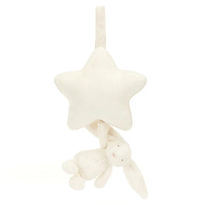Jellycat muziekdoosje Bashful bunny cream