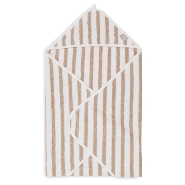 Jollein badcape terry stripe olive green