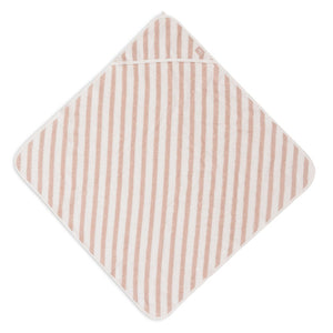 Jollein badcape terry stripe wild rose
