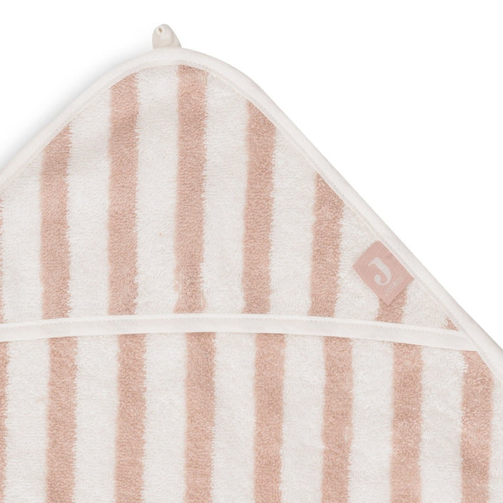 Jollein badcape terry stripe wild rose