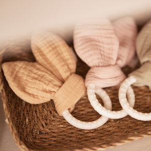 Jollein siliconen bijtring bunny ears moonstone