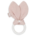 Jollein siliconen bijtring bunny ears roze