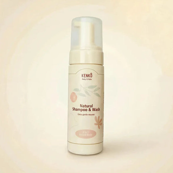 Kenko natural shampoo & wash mousse baby + kids 8721398155319